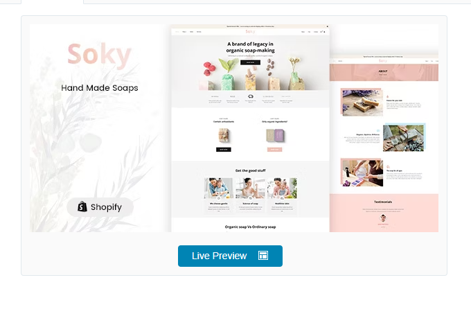 Soky - Handmade Shop Shopify Theme