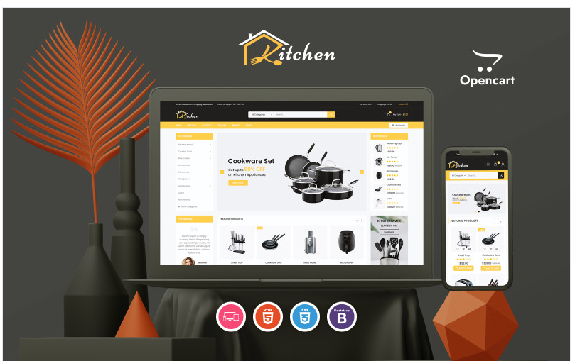 Kitchen - Responsive OpenCart Template