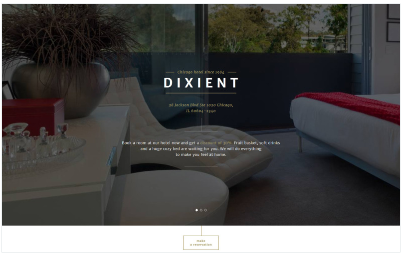 Hotels Responsive Landing Page Template