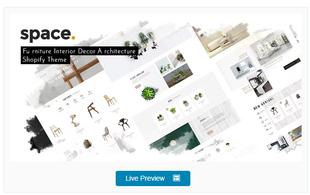 Space - Minimal Furniture Interior Decor Architecture Shopify Theme