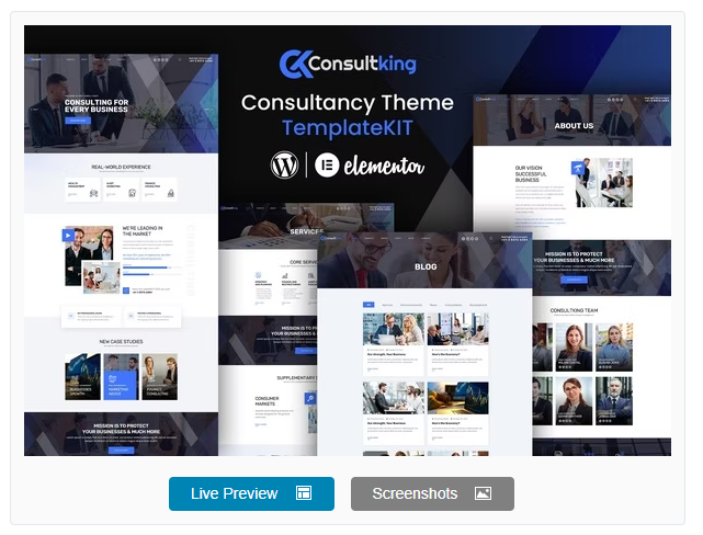 Consultking - Business Elementor Template Kit