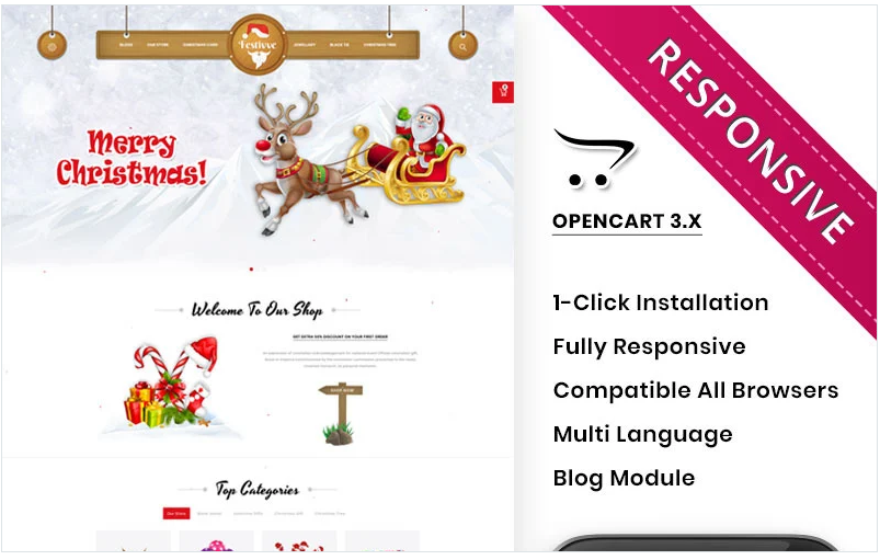 Festivve - OpenCart Template