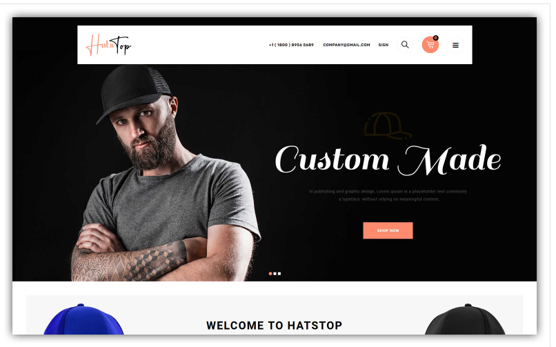 Hatstop - Cap Opencart Store