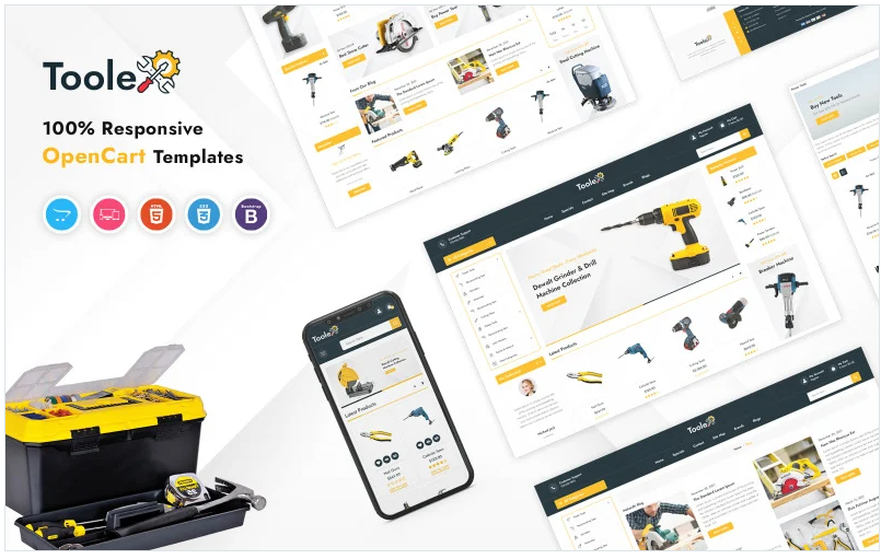 Toolex - Responsive OpenCart Template