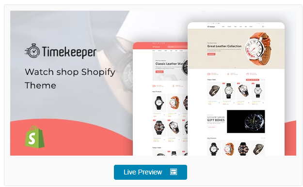 Timekeeper - Luxury Watches Shopify Theme