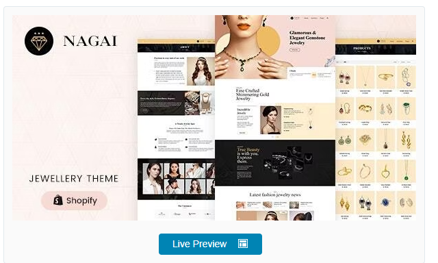 Nagai - Jewelry Store Shopify Theme