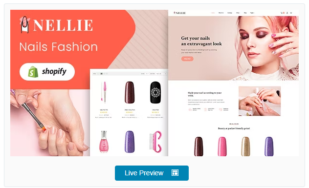 Nellie - Nail, Hair & Beauty Responsive Shopify Theme