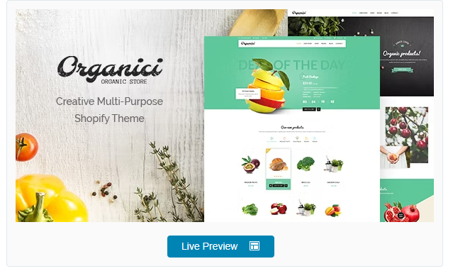 Organici - Creative Multi-Purpose Shopify Theme