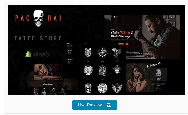 Pachai - Tattoo Shopify Store