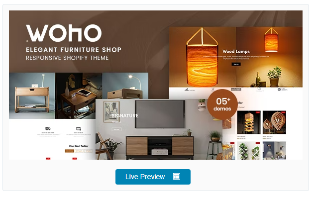 Woho - Elegant Furniture Shop For Shopify
