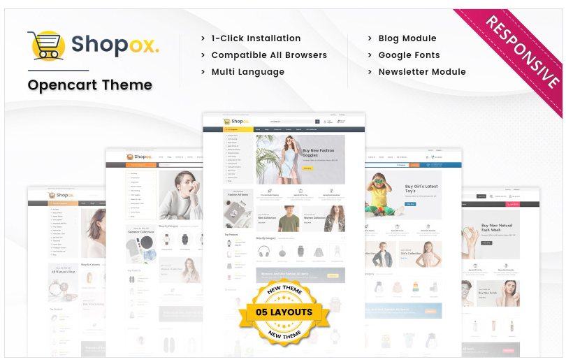 Shopox - Multi Purpose Responsive Opencart 3.x Theme