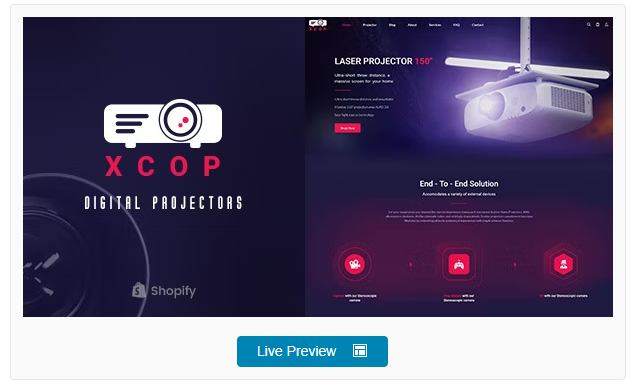 Xcop - Landing Page Shopify Theme
