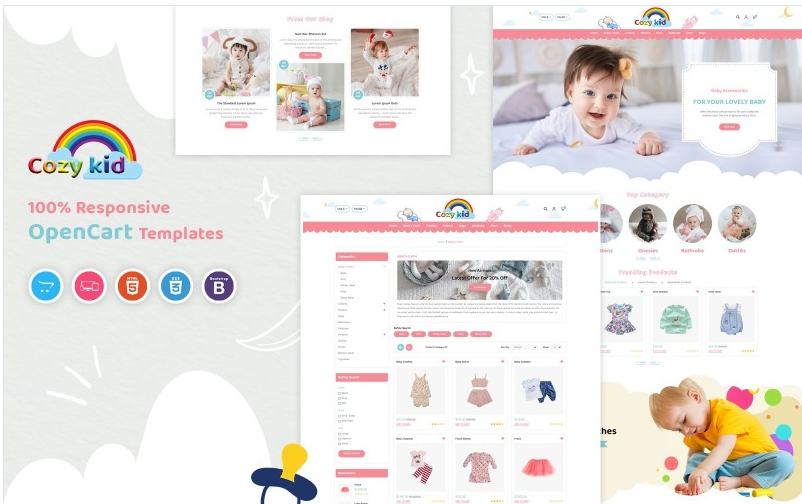 Cozykid - Responsive OpenCart Template