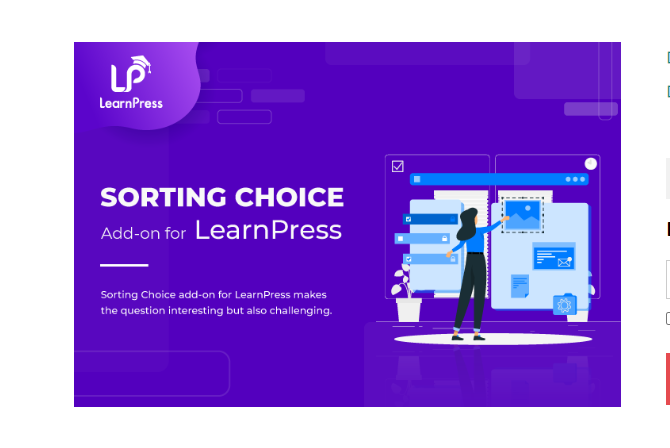 LearnPress Sorting Choice Add-on