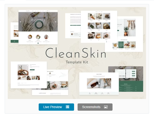 Product Image - CleanSkin | Handmade Organic Soap & Natural Cosmetics Template Kit
