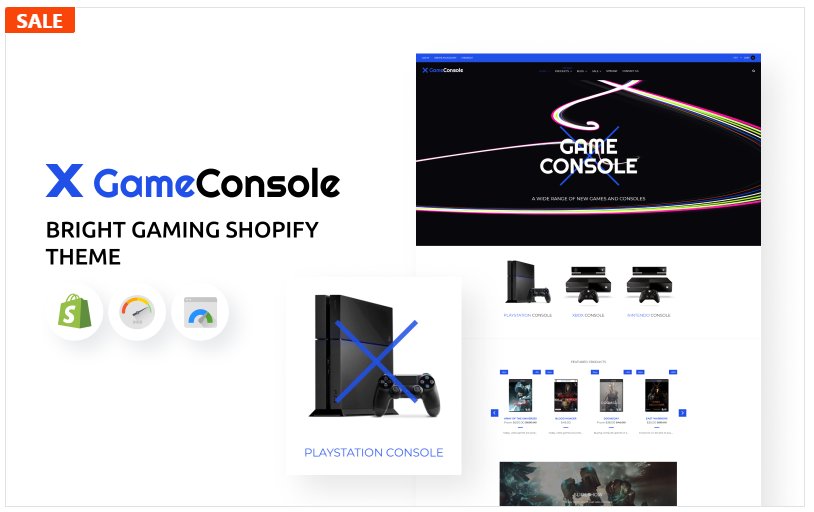 Game Console - Bright Gaming Shopify Theme