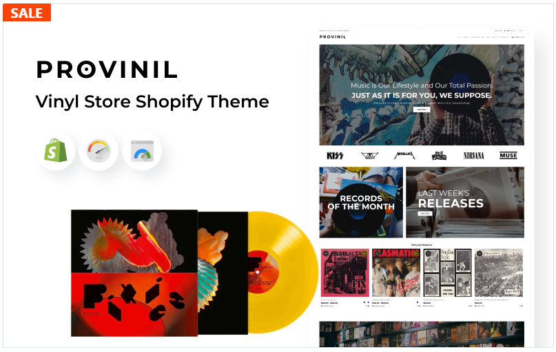Provinil - Vinyl Store Shopify Theme