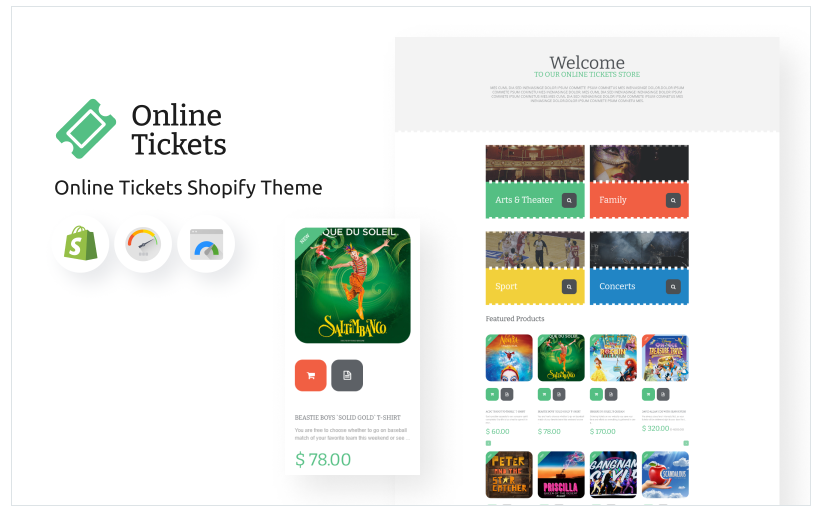 Online Tickets Shopify Theme