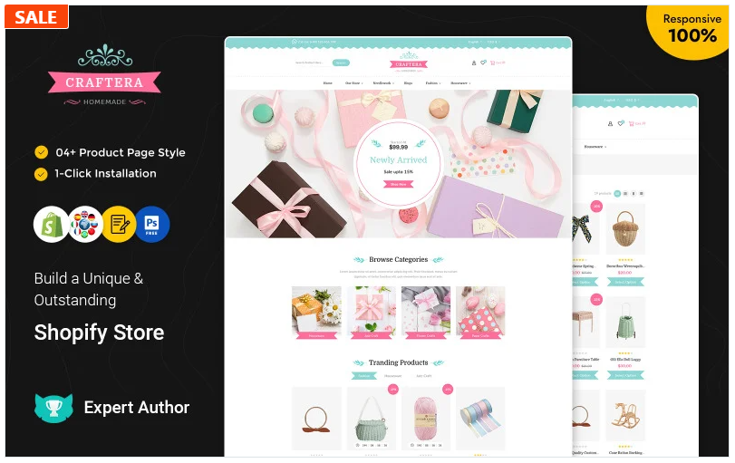 Craftera - Multipurpose Responsive Shopify Theme