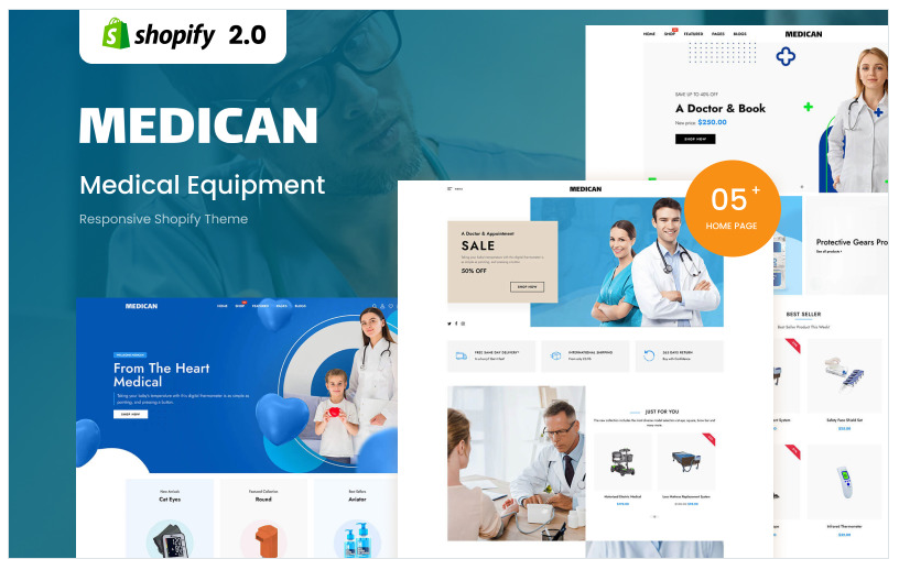 Medican - Medical Equipment Responsive Shopify Theme