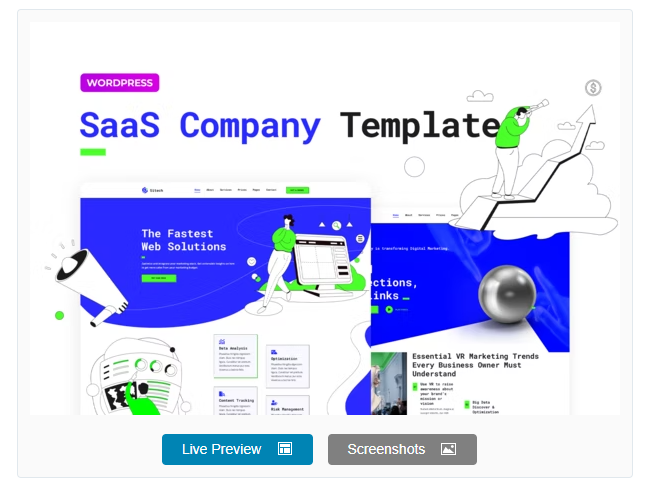 Product Image - Sitech – SaaS Company Elementor Pro Template Kit