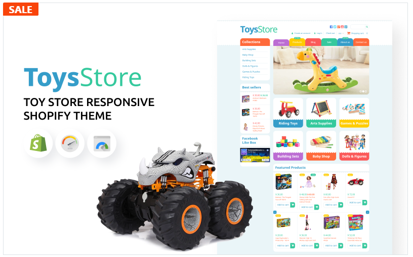 Toy Store Responsive Shopify Theme