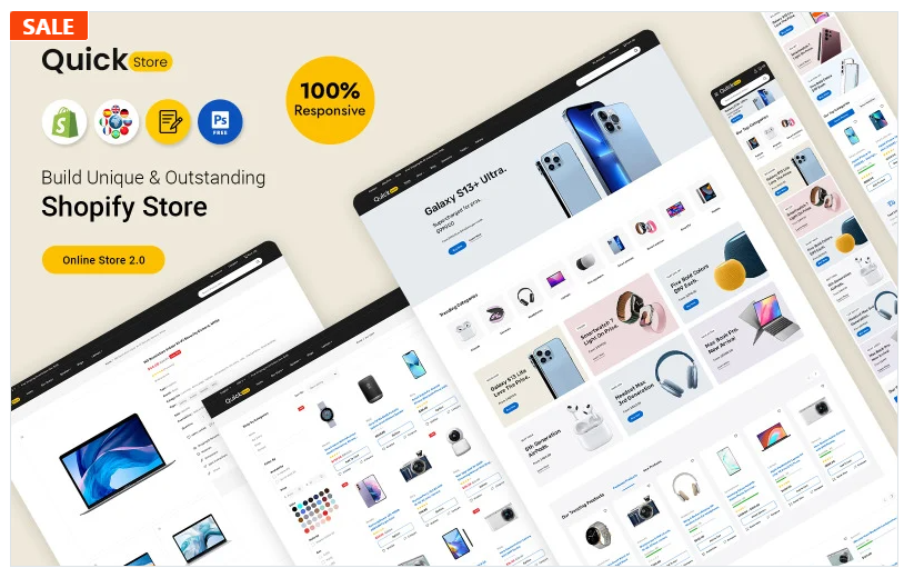 Quickstore – Mega Shop Multipurpose Shopify Store