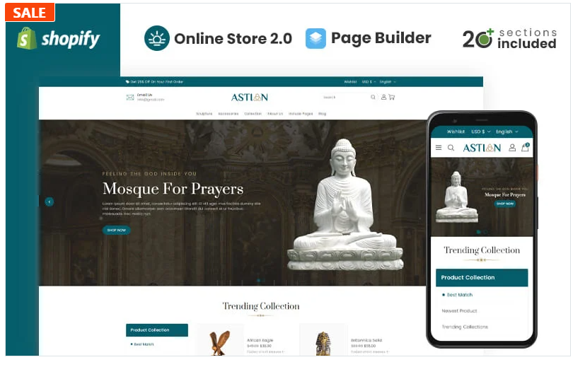 Astian Art Gallery Shopify Theme