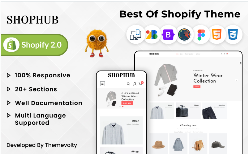 SHOPHUB Mega Fashion Super Store Premium Responsive Shopify 2.0 Theme