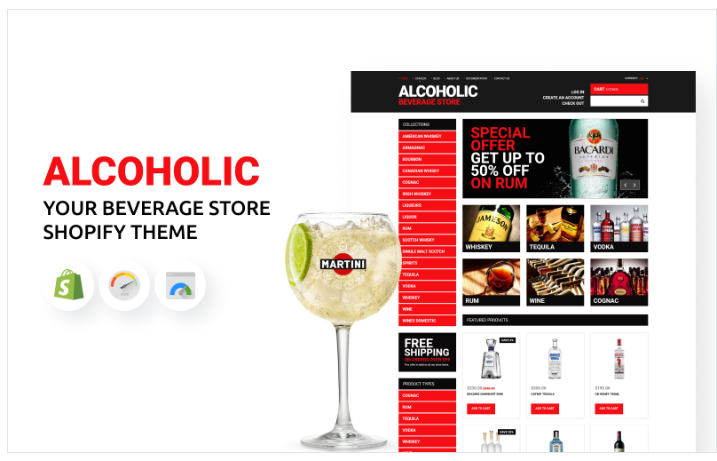 Your Beverage Store Shopify Theme