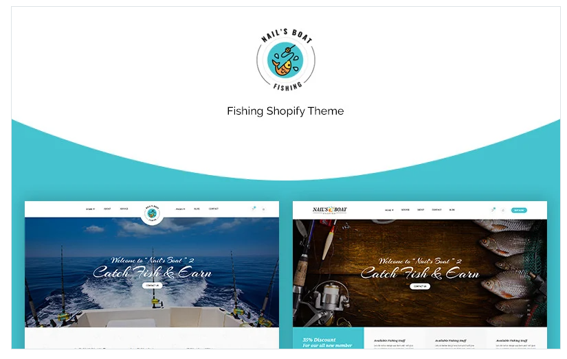 Nails Boat - Fishing And Hunting Club Shopify Theme