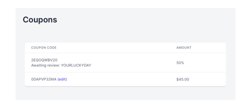 AffiliateWP – Vanity Coupon Codes