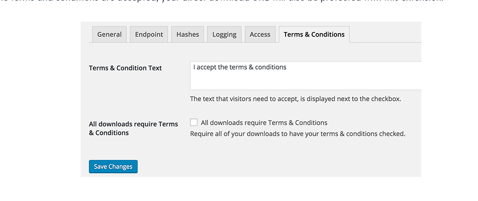 Download Monitor – Terms and Conditions