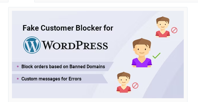 Fake Customer Blocker for WordPress