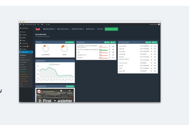 Newsletter – Addons Manager