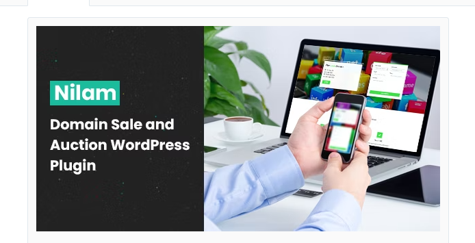 Nilam – Domain For Sale & Auction Plugin