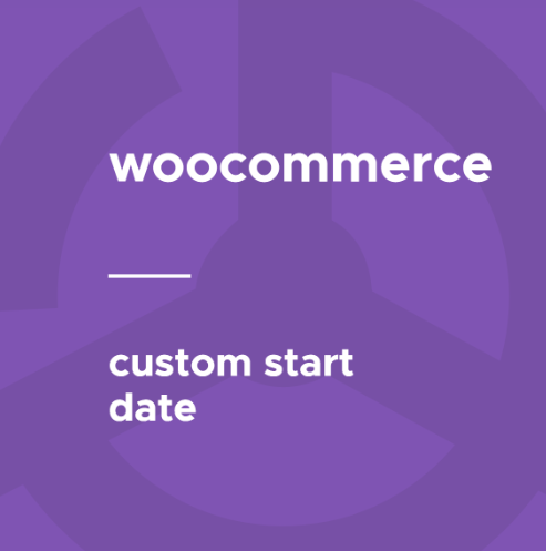 Woocommerce – Custom Start Date