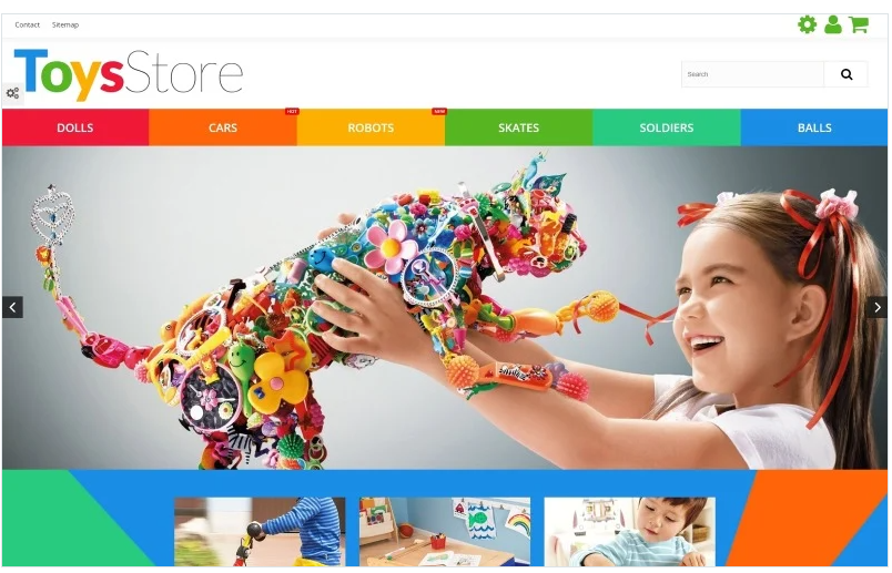 Toys Store PrestaShop Theme