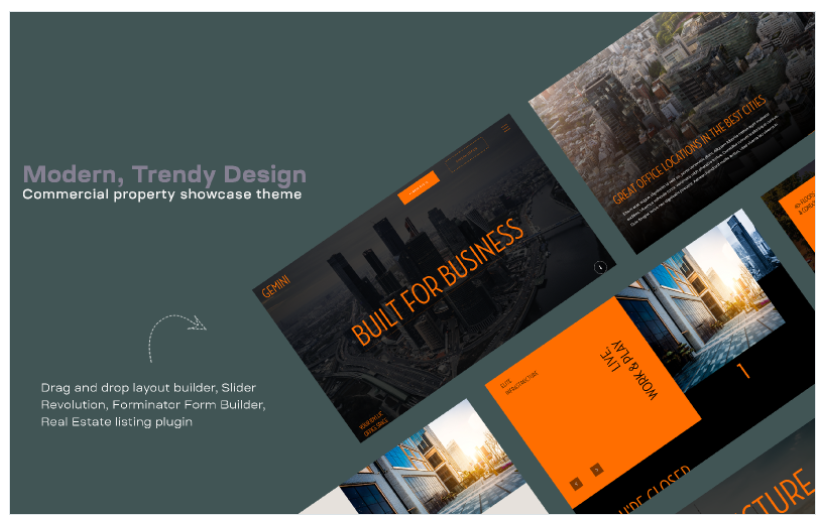 Gemini Real Estate Wordpress Theme