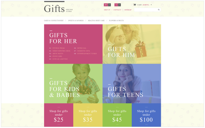 Gift Shop PrestaShop Theme