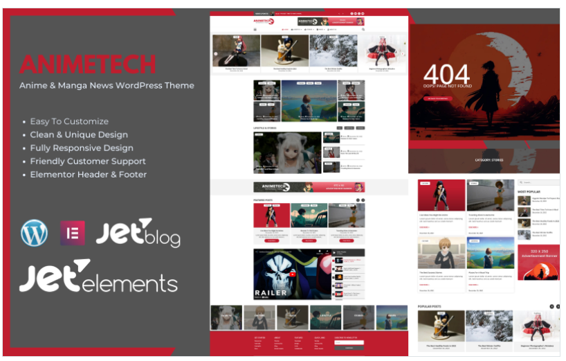 Anime Tech - Anime & Manga News WordPress Theme