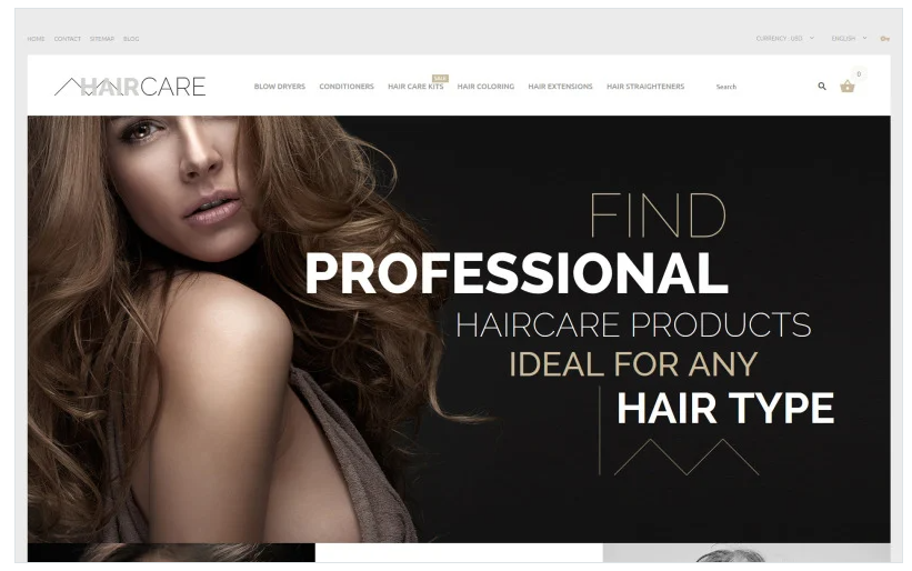 Hair Care PrestaShop Theme