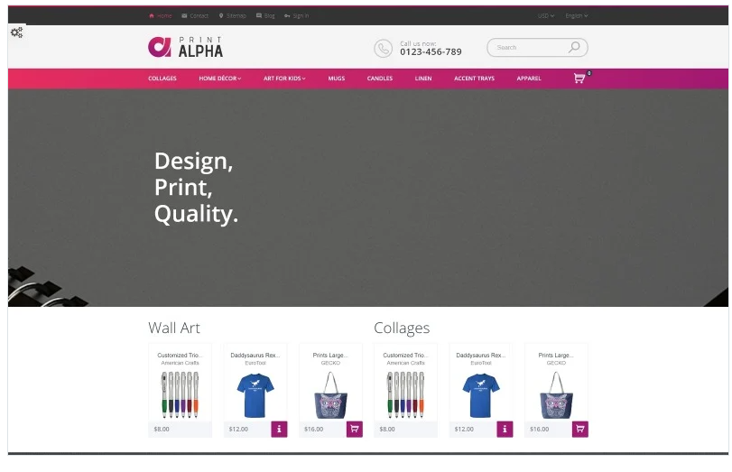 PrintAlpha - Design & Decor PrestaShop Theme