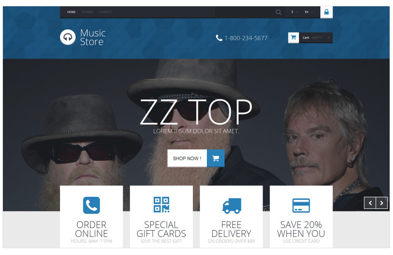 Audio eBooks Library PrestaShop Theme