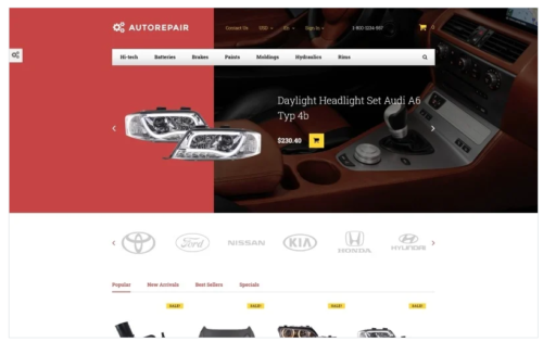 Autorepair - Car Parts PrestaShop Theme