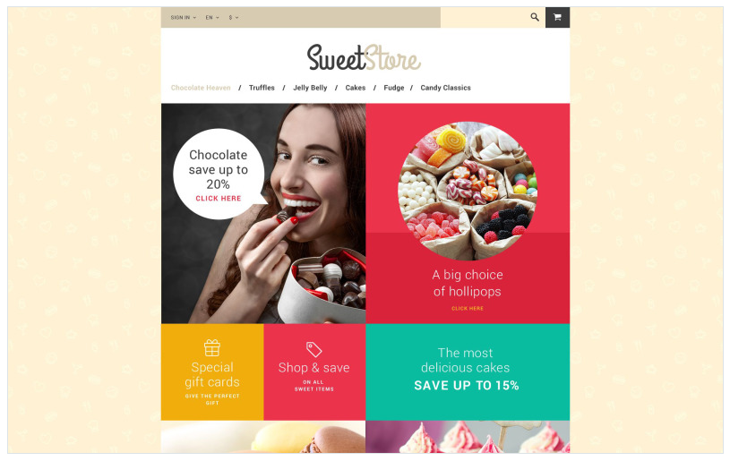 Sweetie PrestaShop Theme