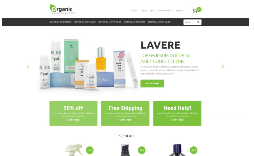 Organic Goods PrestaShop Theme