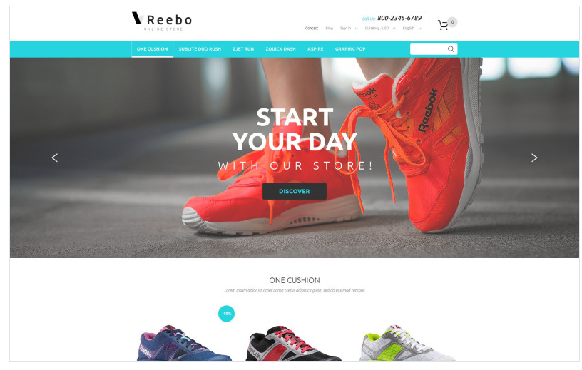 Reebo PrestaShop Theme