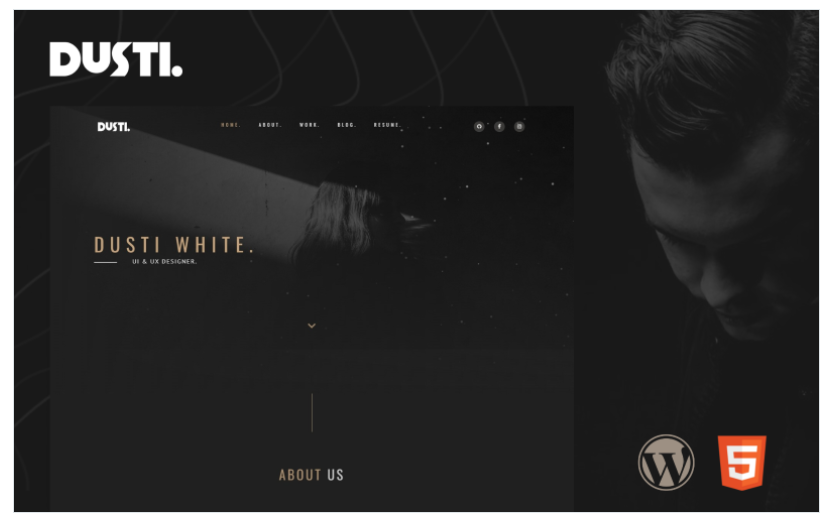 Dusti - Portfolio Multipurpose Modern Wordpress Template