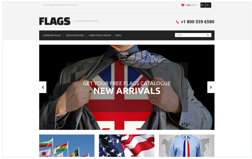 Flag Shop PrestaShop Theme